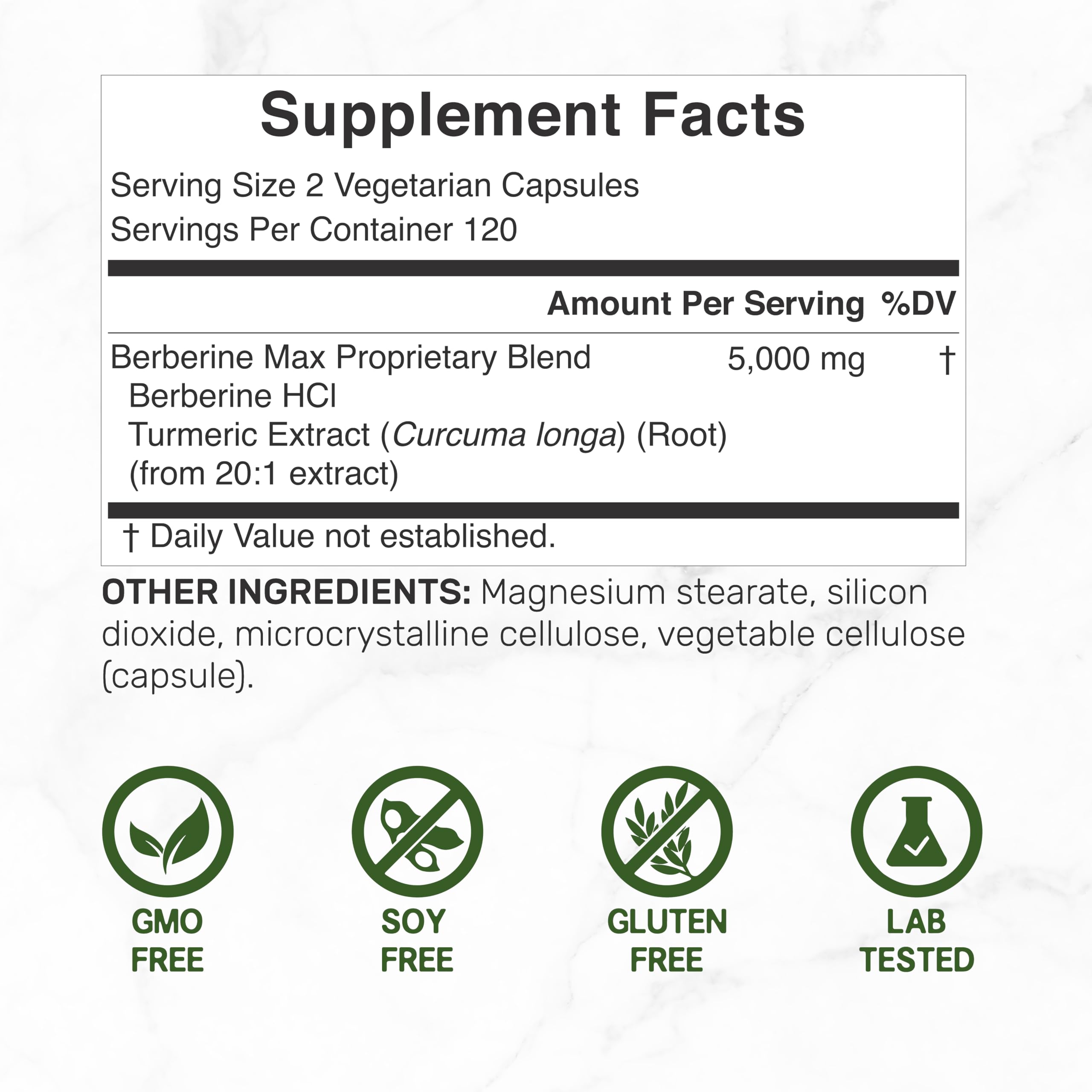 Deal Supplement Berberine Max capsules show convenient veggie capsules for everyday use.