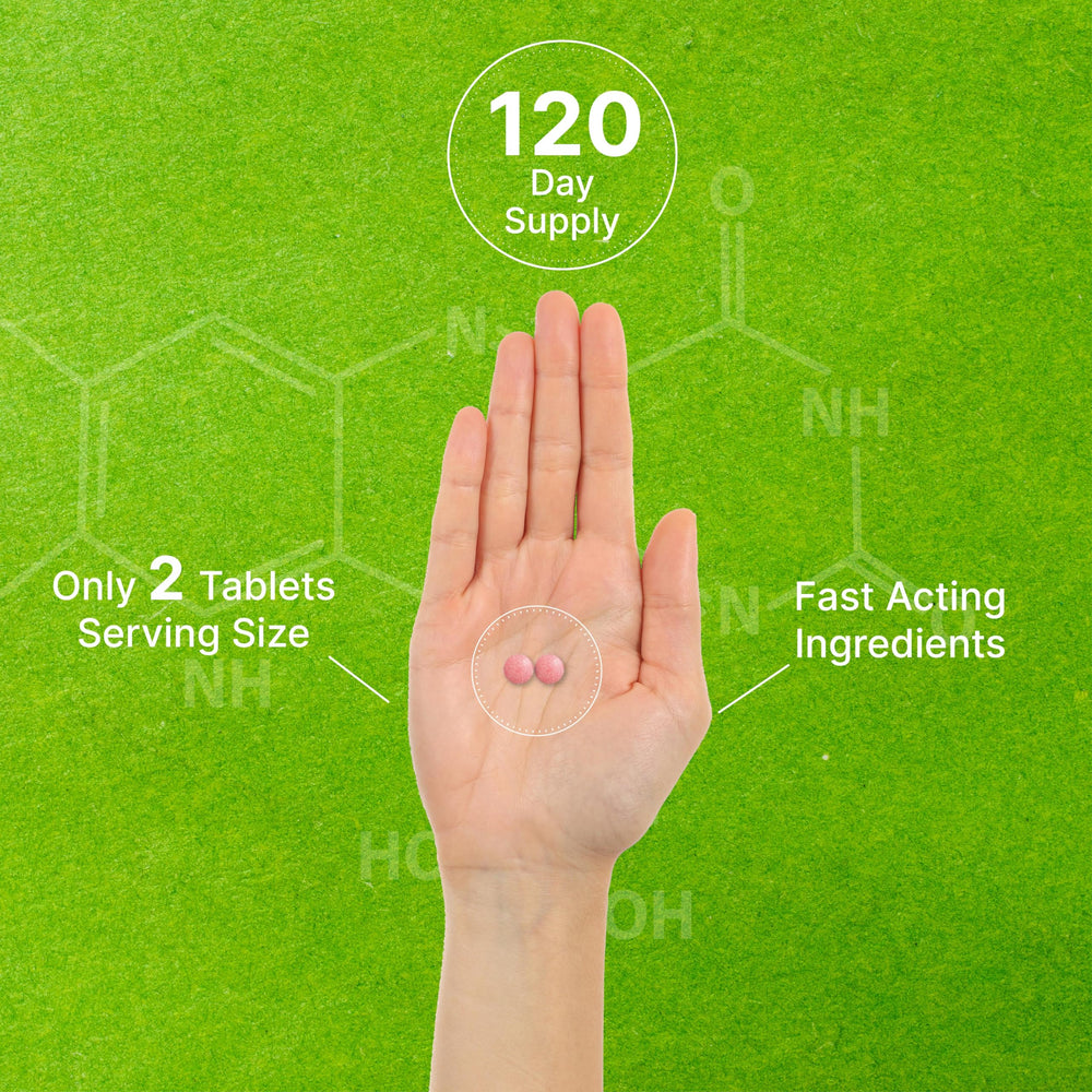 Bottle on kitchen counter ready for daily routine with methyl B12.