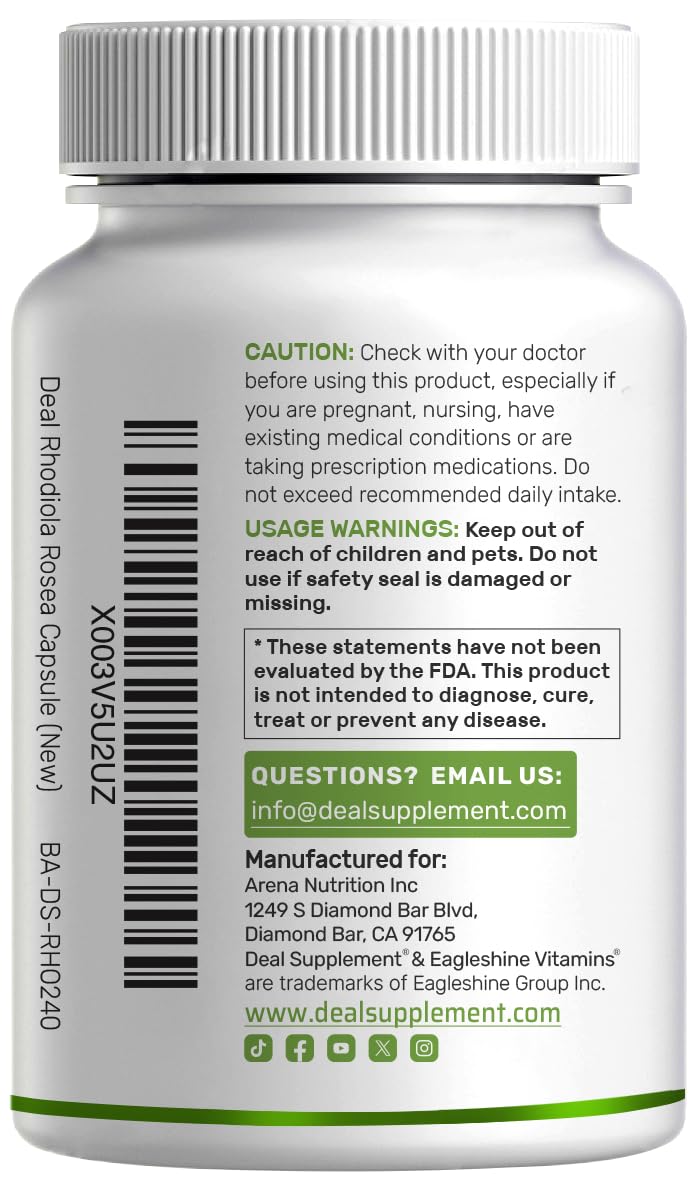 DEAL SUPPLEMENT capsules arranged for daily use in a wellness routine.