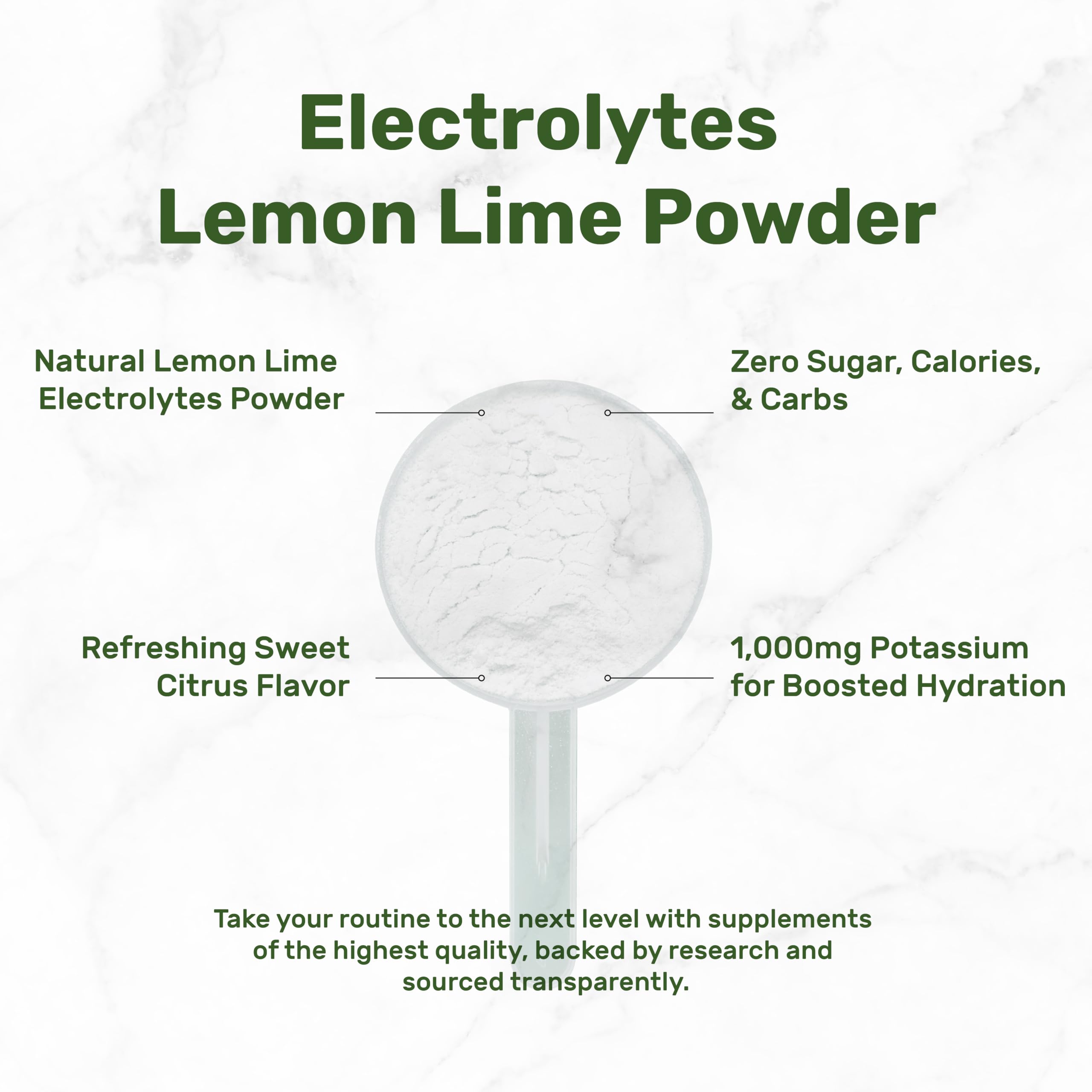 DEAL SUPPLEMENT Electrolytes powder being stirred into water for easy daily hydration.