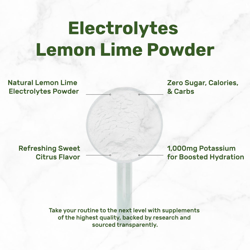 DEAL SUPPLEMENT Electrolytes powder being stirred into water for easy daily hydration.