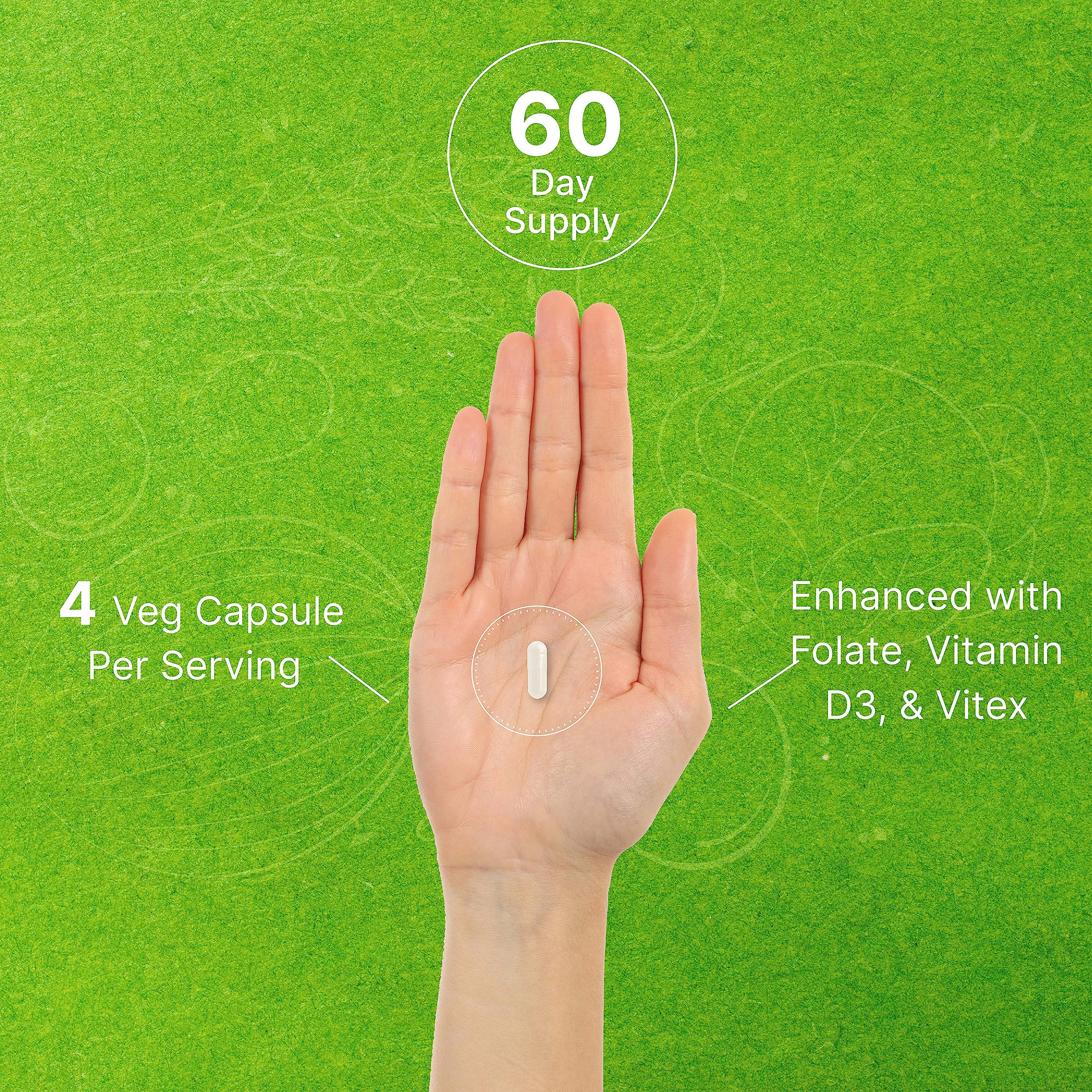 DEAL SUPPLEMENT Folate and Vitamin D3 capsules emphasize nutrition.