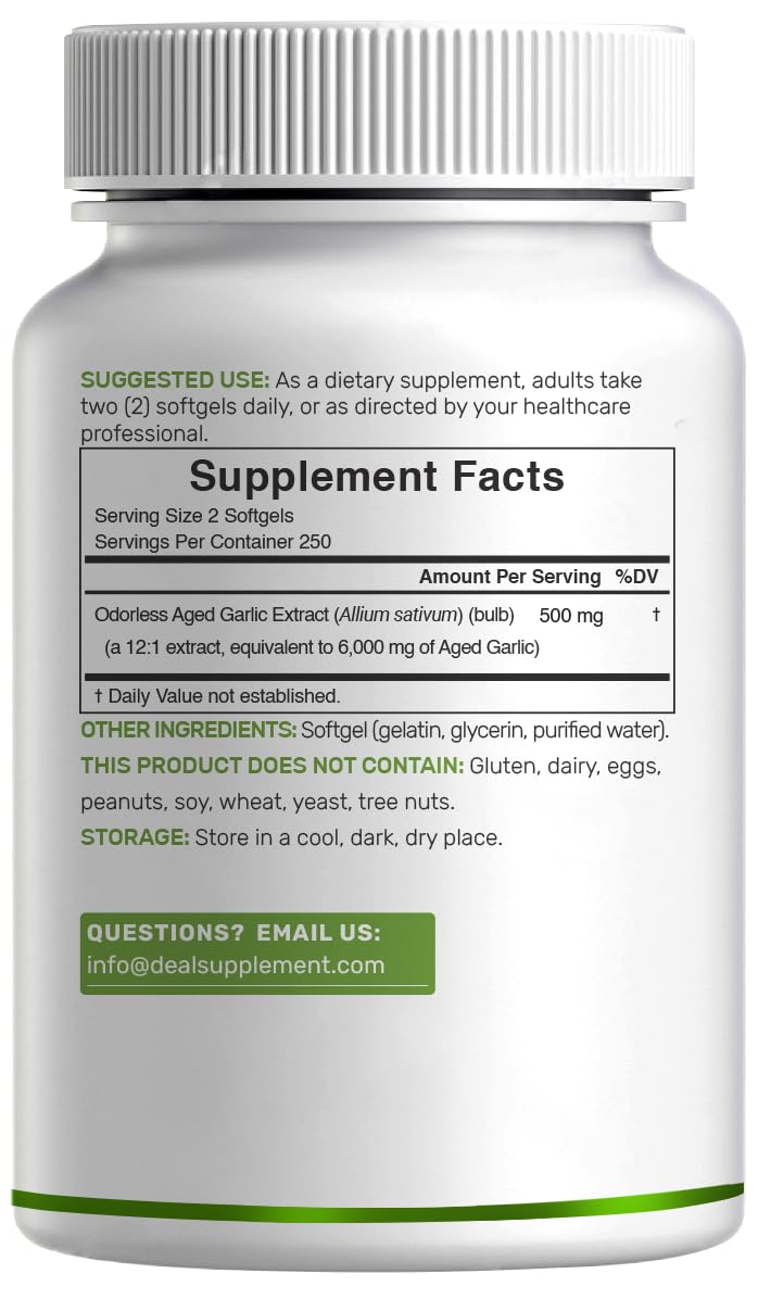 DEAL SUPPLEMENT bottle graphic with heart and immune support message