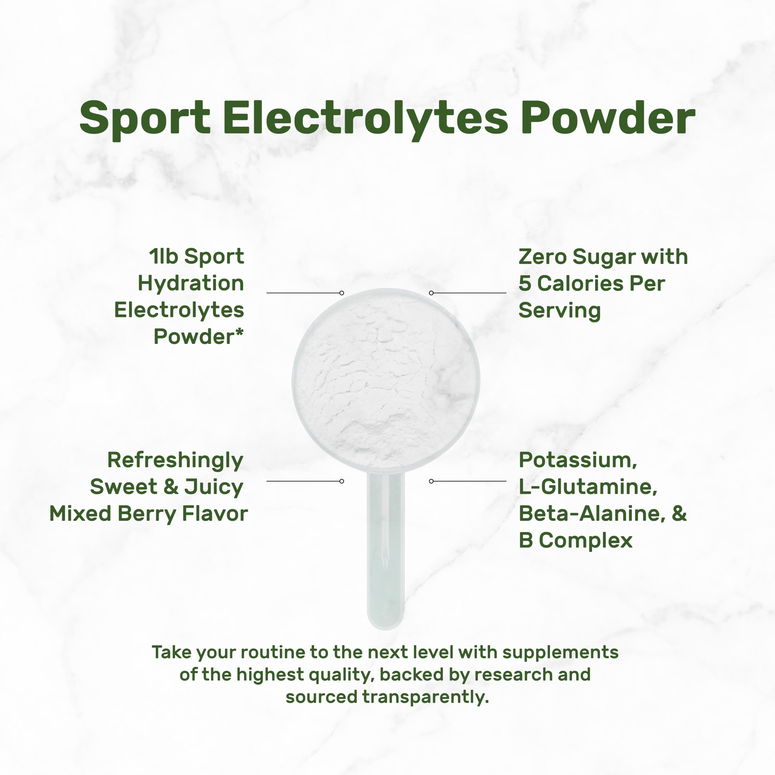 DEAL SUPPLEMENT ingredients label highlights minerals and amino acids for performance support.