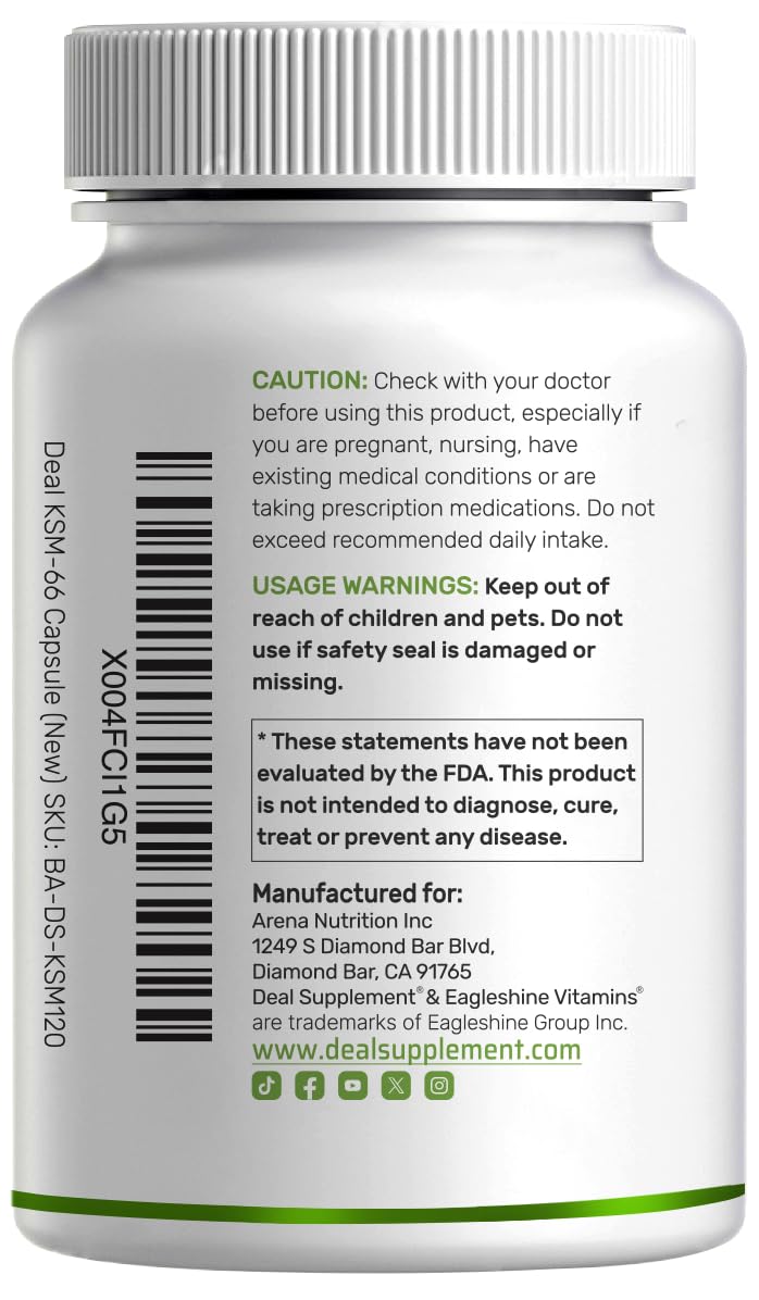 DEAL SUPPLEMENT improved absorption with black pepper for better bioavailability