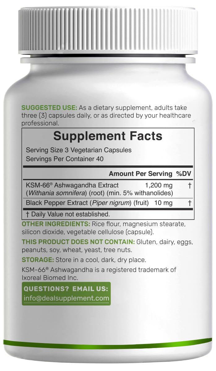 DEAL SUPPLEMENT veggie capsules made for a vegan-friendly formula
