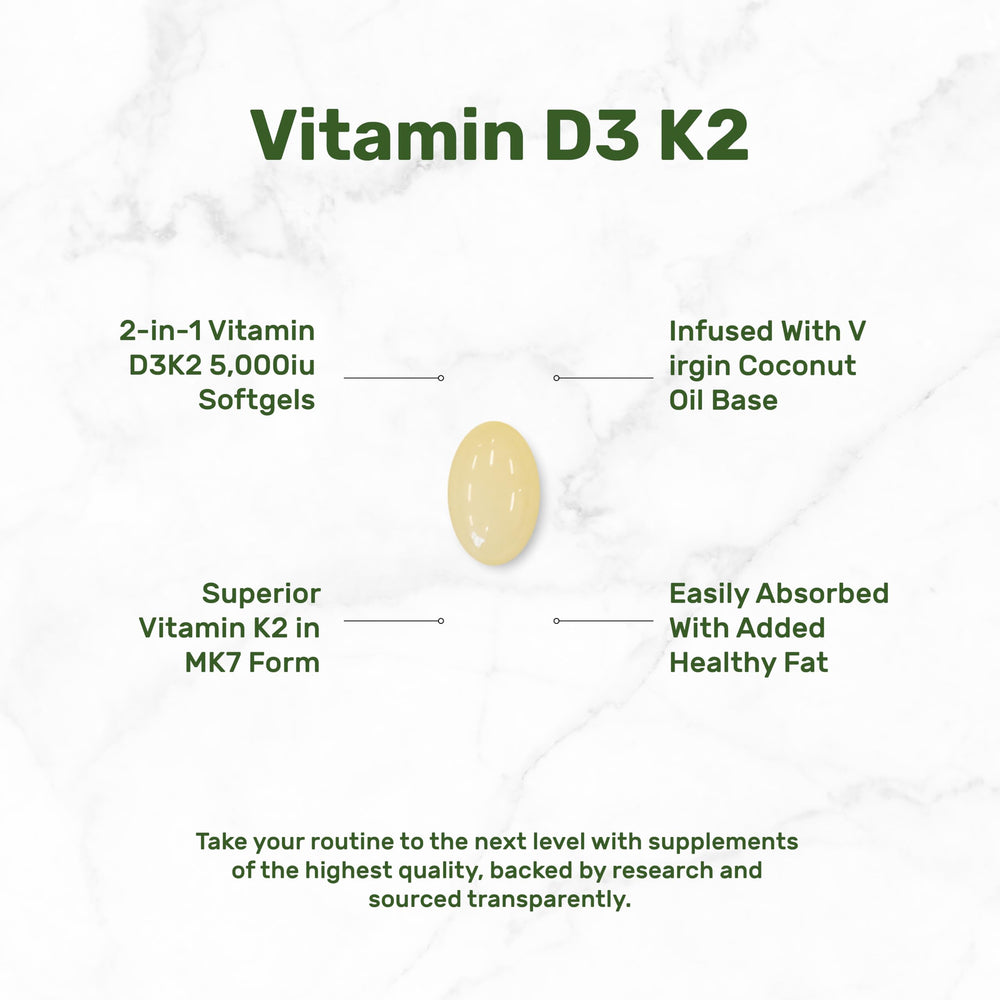 Deal Supplement label vitamin d3 k2 mk7 communicates MK7 form