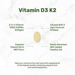 Deal Supplement label vitamin d3 k2 mk7 communicates MK7 form