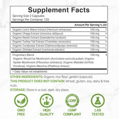 Deal Supplement Lions Mane capsules close-up indicating brain health potential.