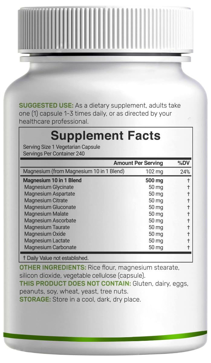 DEAL SUPPLEMENT Magnesium Complex bottle on shelf suggests long-term daily use.