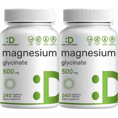 Deal Supplement magnesium glycinate bottle for easy absorption and daily wellness.