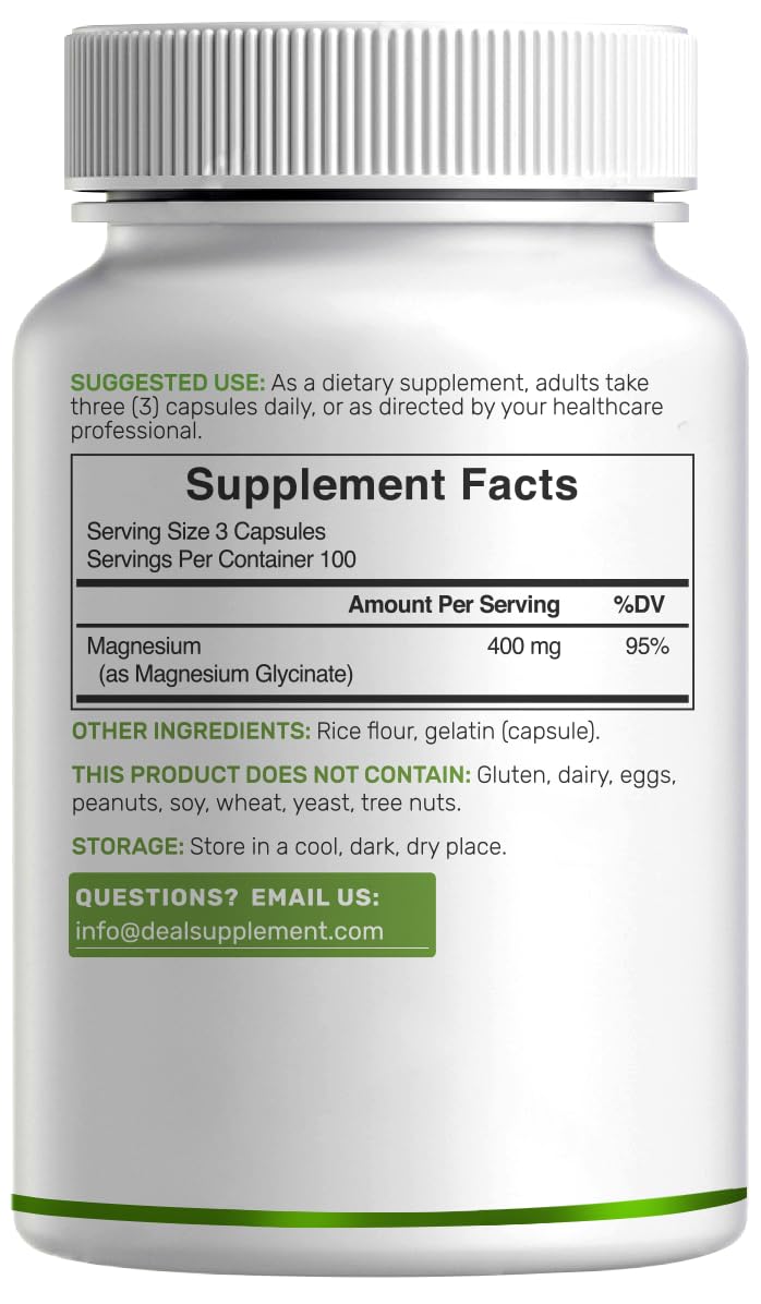 Glass bottle and labeled packaging highlighting chelated magnesium.