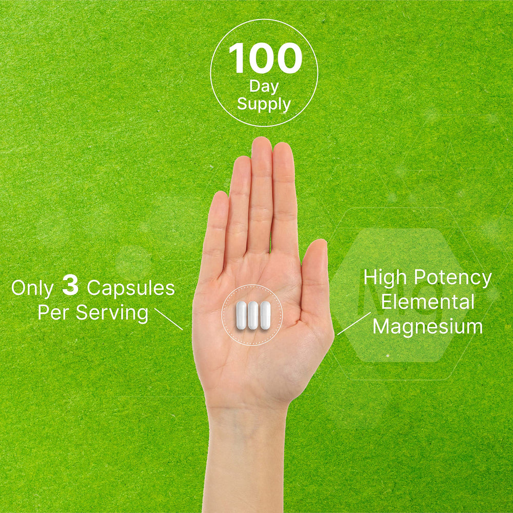 DEAL SUPPLEMENT magnesium glycinate bottle being poured for dosing.