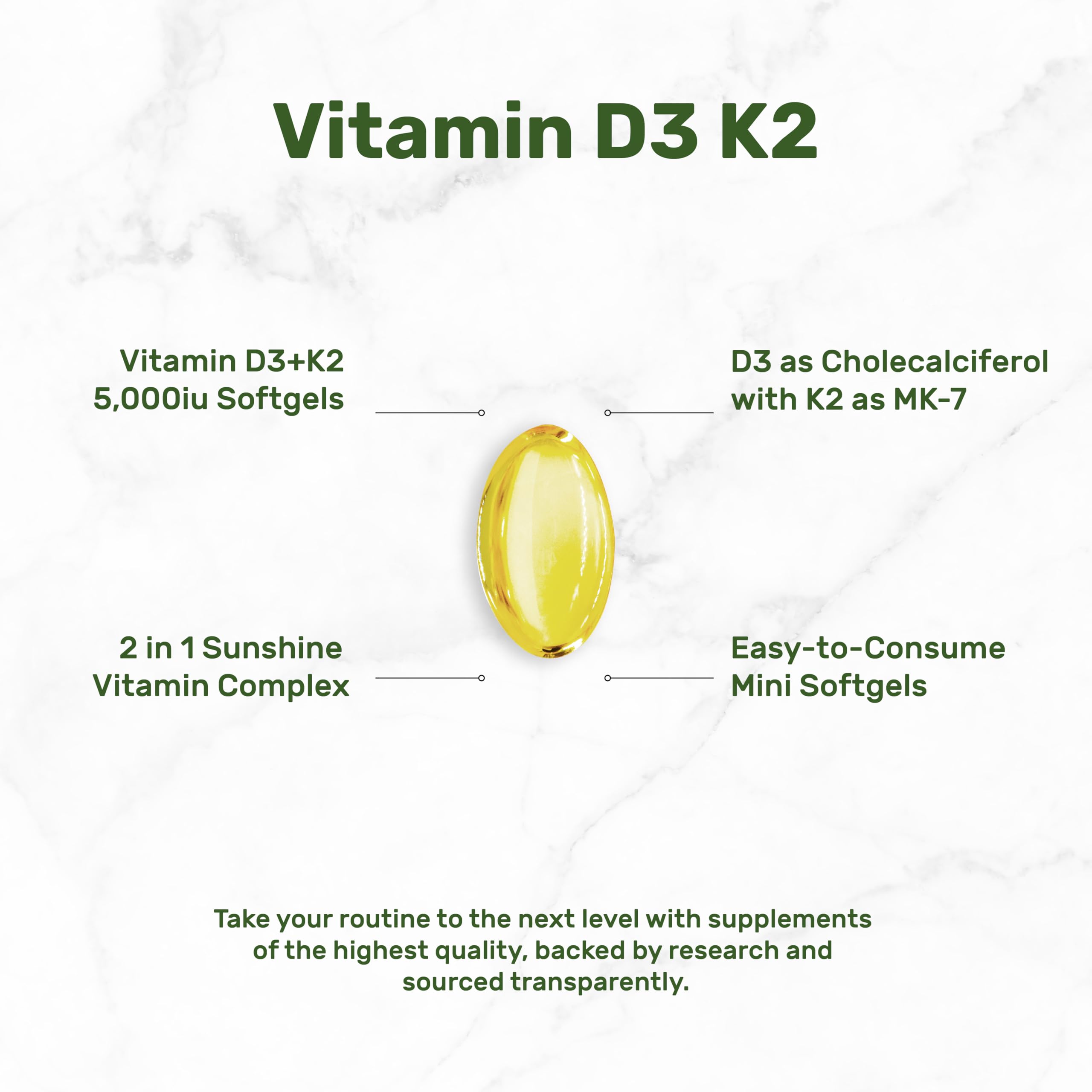 DEAL SUPPLEMENT softgels being poured from the bottle for easy daily dosing