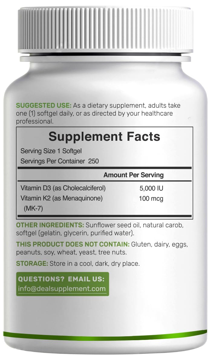 DEAL SUPPLEMENT third party tested seal indicating quality and purity
