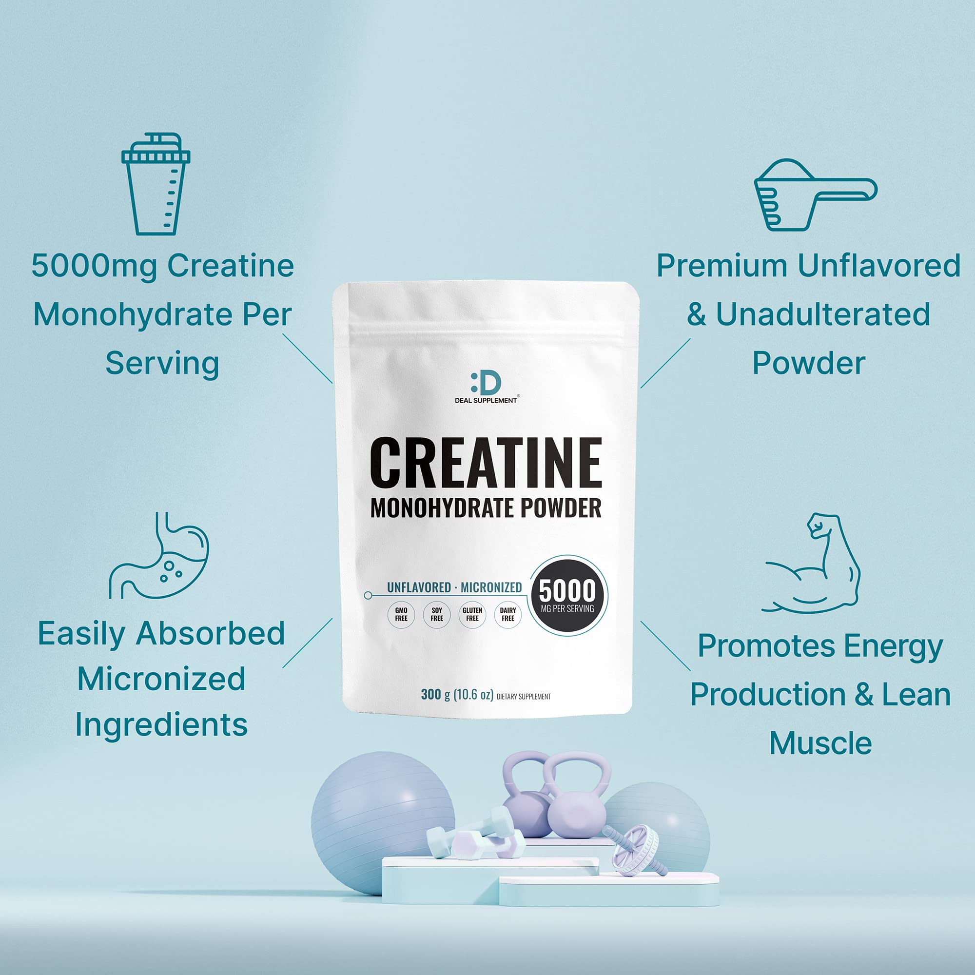 Deal Supplement two-pack packaging highlights non-GMO purity