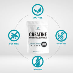 Deal Supplement unflavored creatine monohydrate blends into any drink