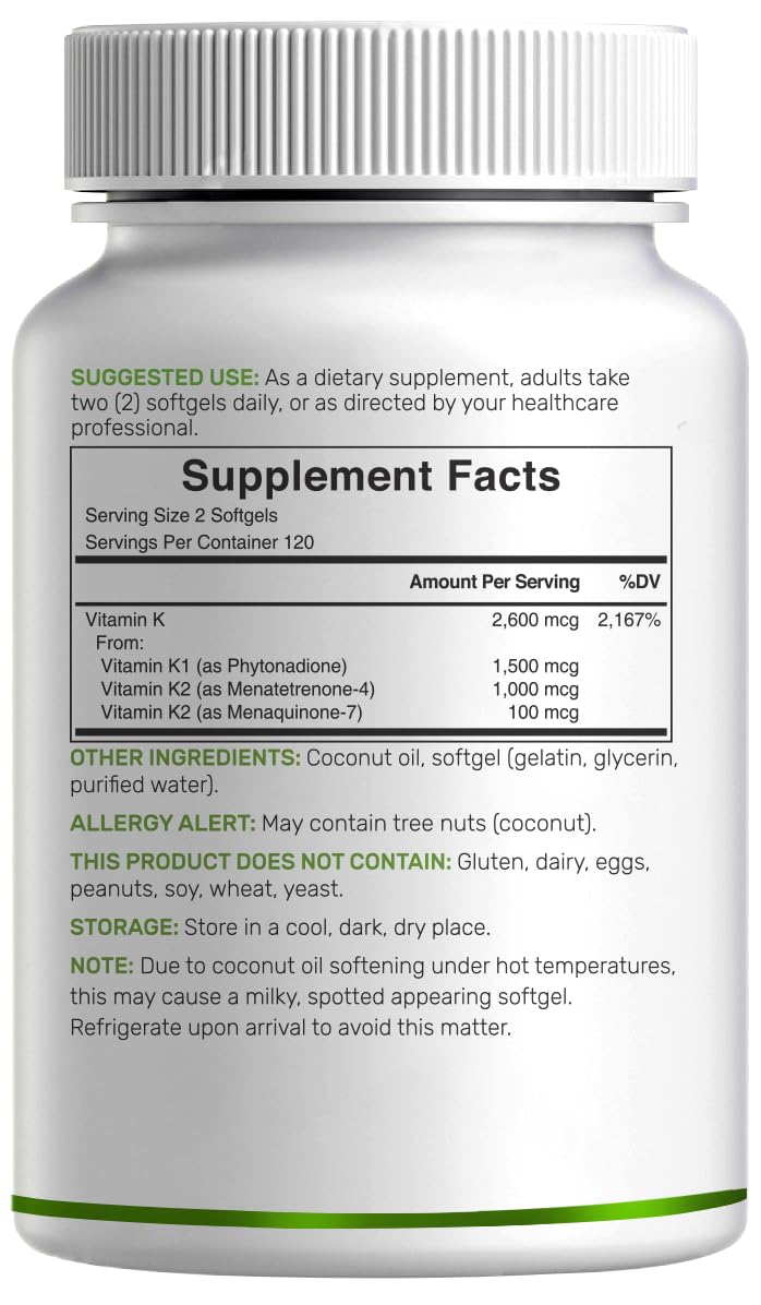 Packaging of DEAL SUPPLEMENT Vitamin K Complete with 240 softgels