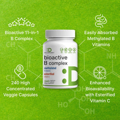 DEAL SUPPLEMENT Bioactive B Complex serving portion shows two capsules per dose.