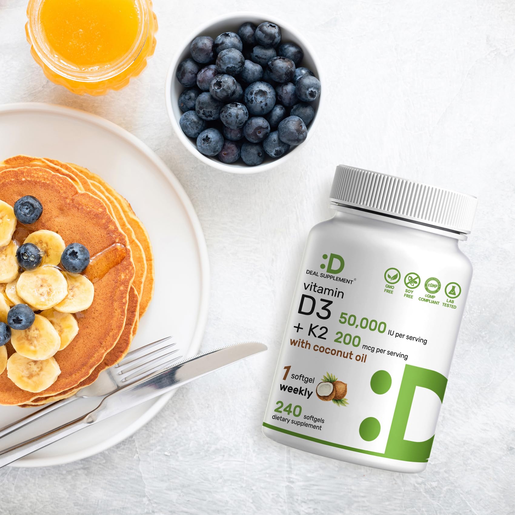 DEAL SUPPLEMENT packaging image conveys quality and third-party testing.