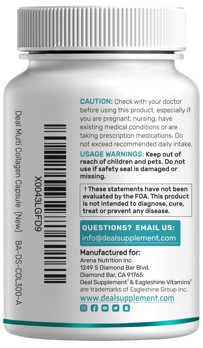 DEAL SUPPLEMENT non-GMO lab-tested seal indicating quality and safety