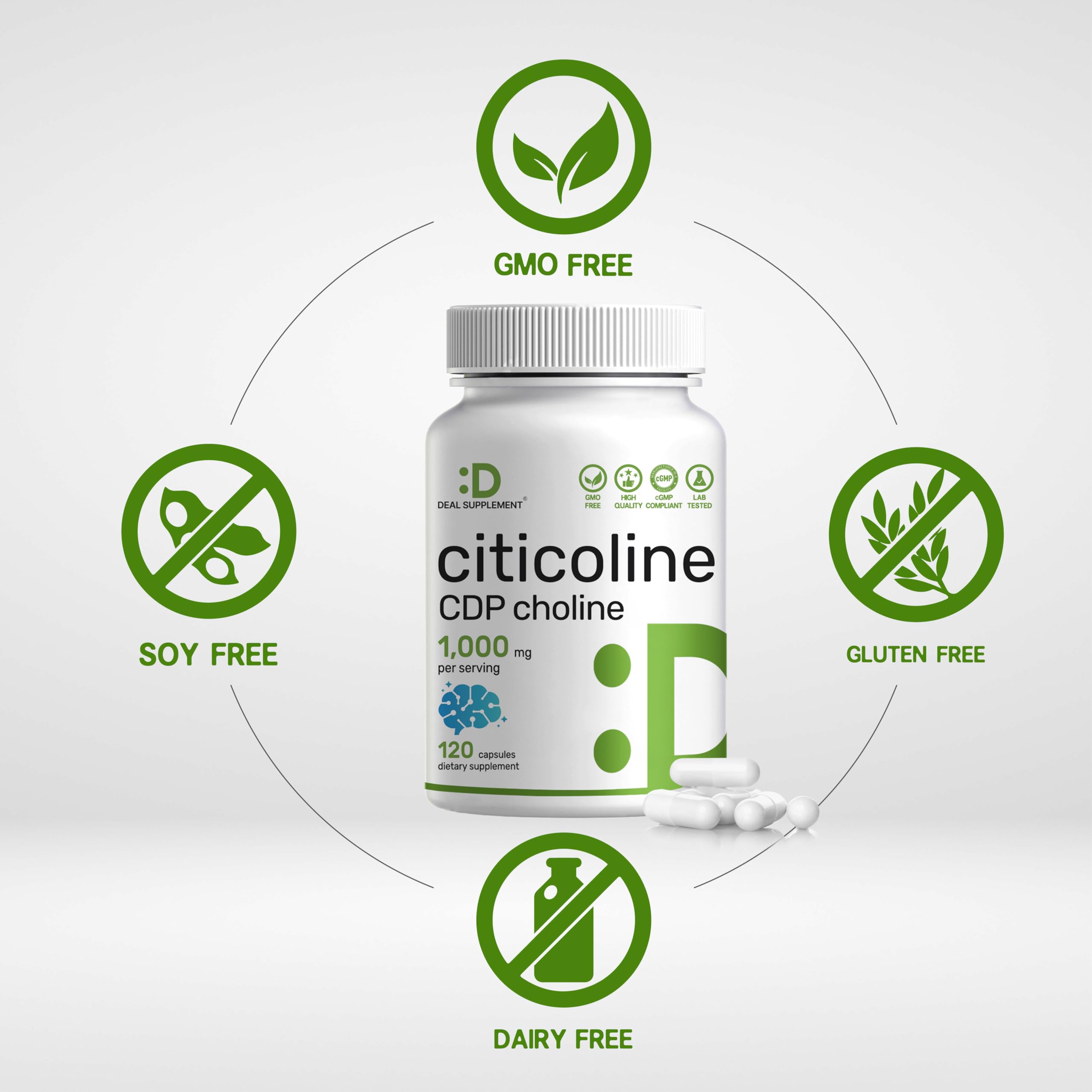 DEAL SUPPLEMENT Non-GMO label signals clean ingredients on the bottle.