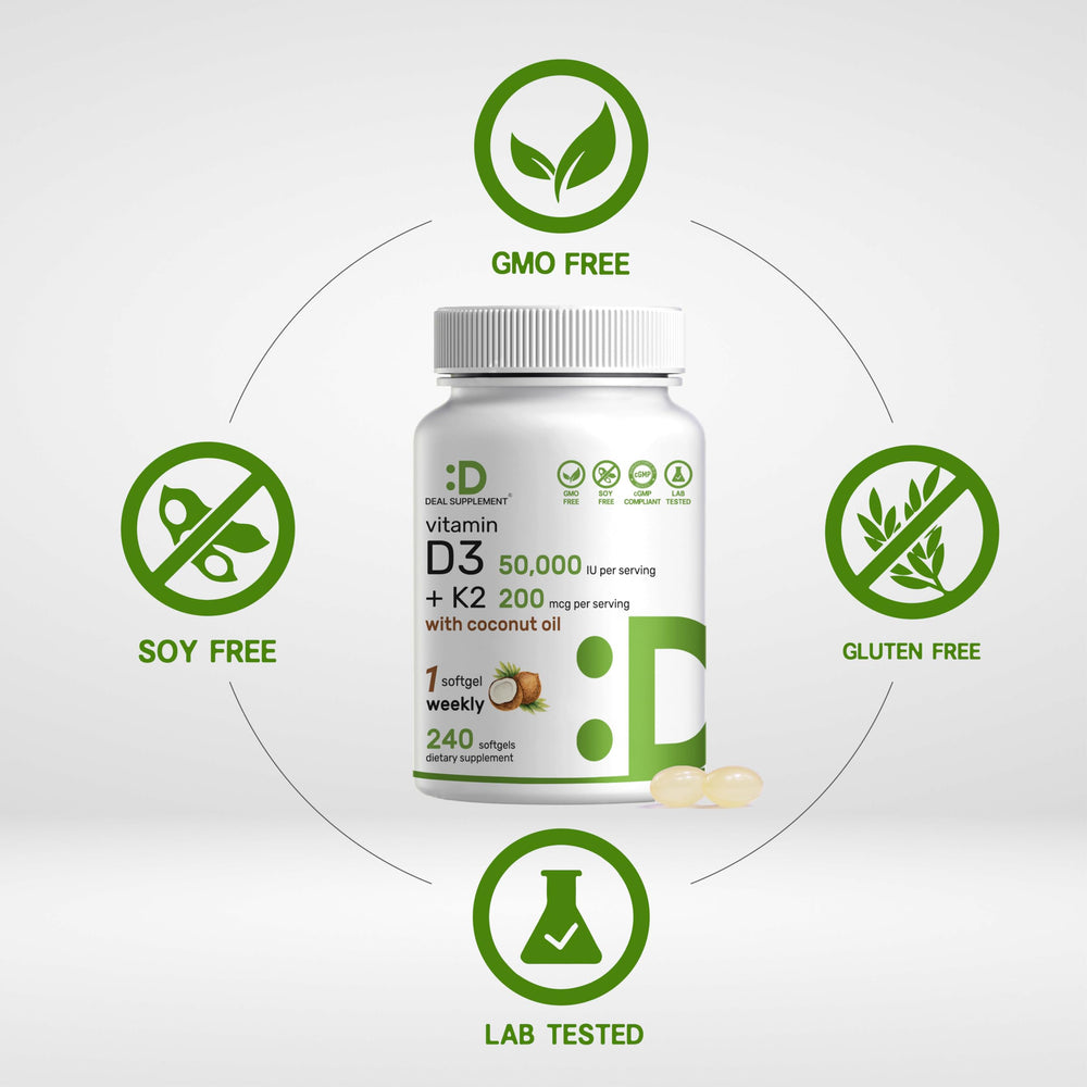 DEAL SUPPLEMENT softgels capsules demonstrate easy swallowing for weekly use.