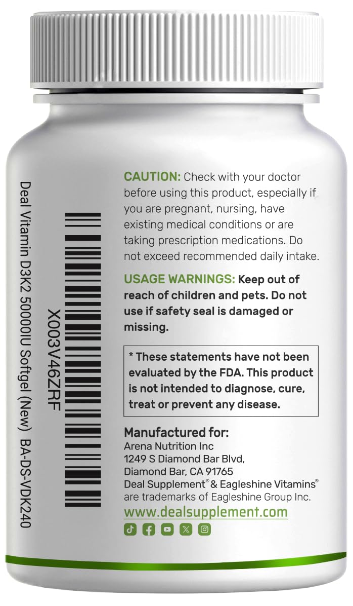 DEAL SUPPLEMENT weekly-dose concept fits balanced health routines.