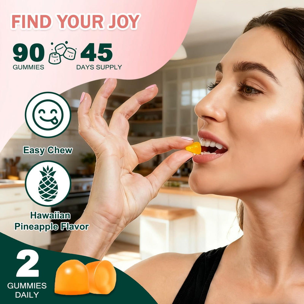 Decatela Balance Gummies jar scene, suggesting an easy, accessible daily supplement.