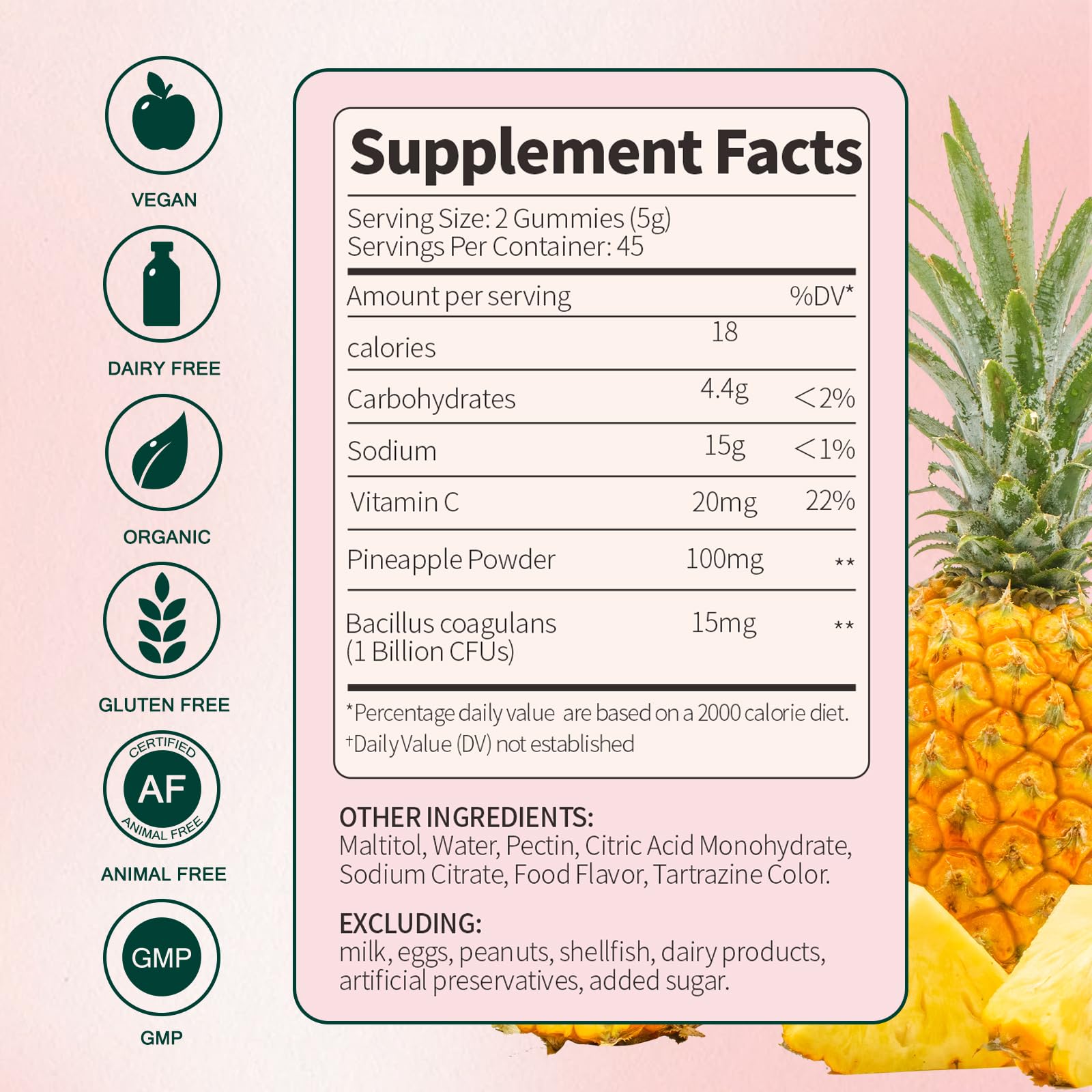 Decatela Balance Gummies vegan gluten-free icon, reinforcing allergen-friendly wellness choice.