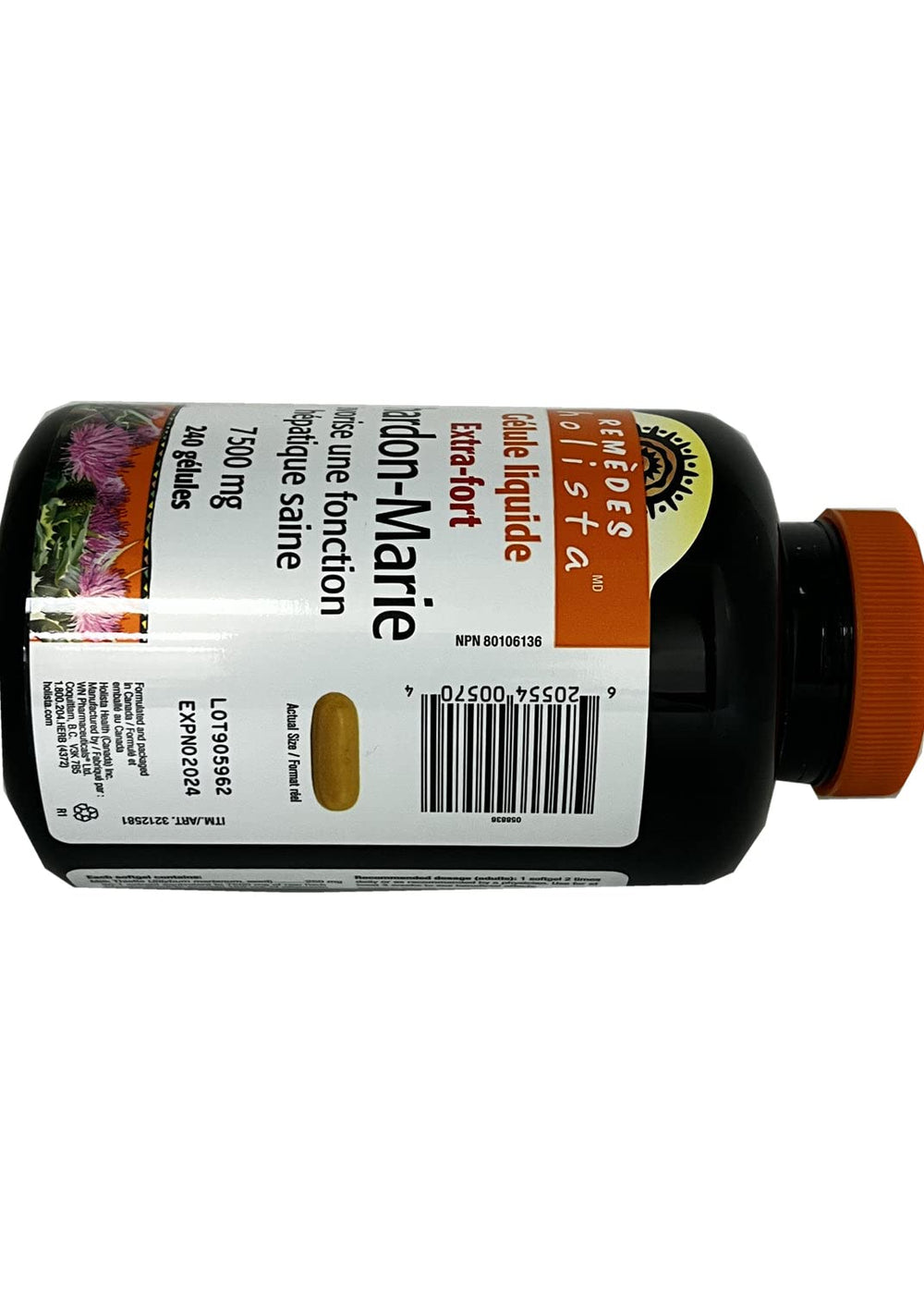 Packaging label shows allergen-free formulation and ingredients.