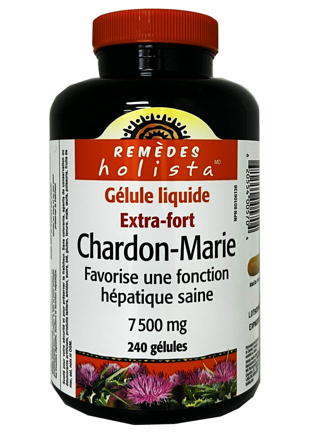 Closeup of Decatela Holista softgels highlighting easy swallowing.