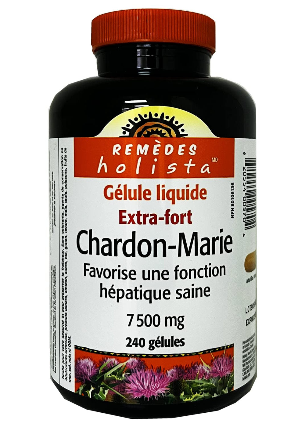 Closeup of Decatela Holista softgels highlighting easy swallowing.