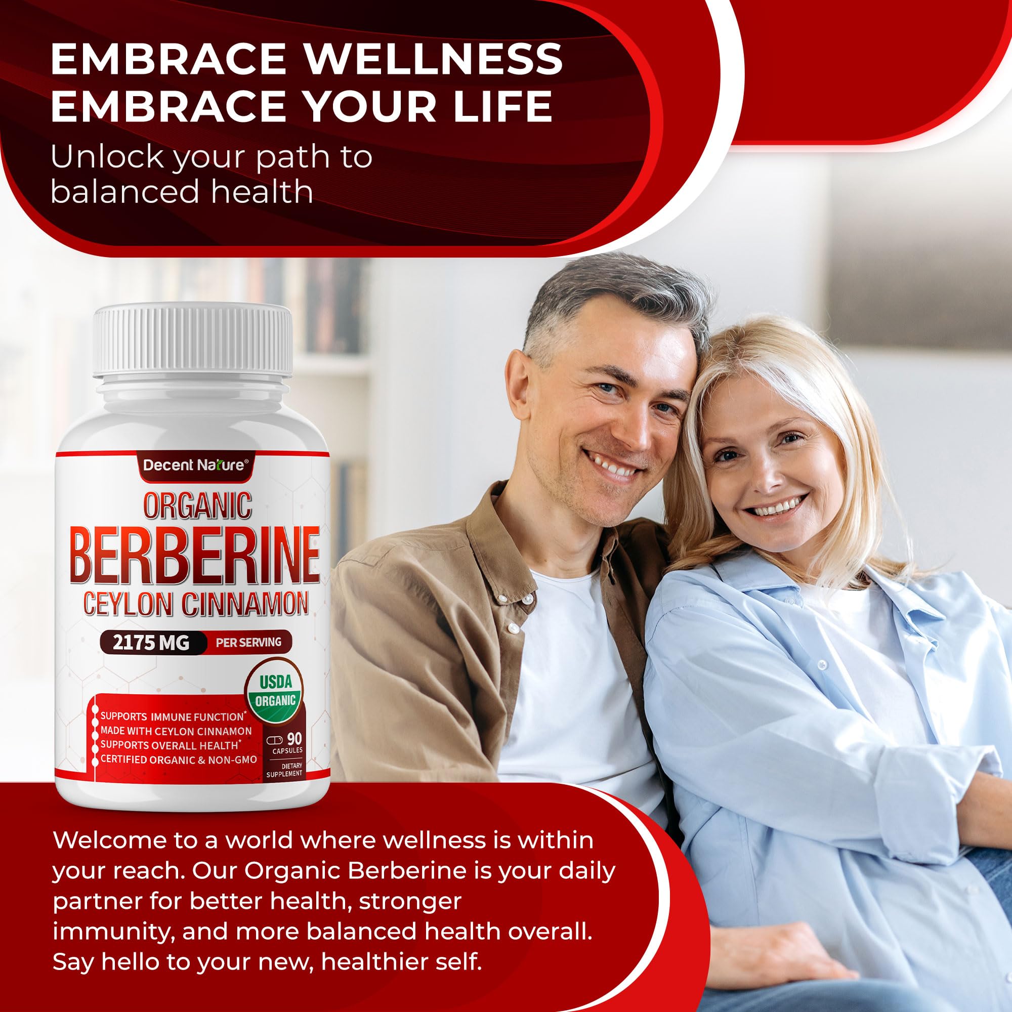 DECENT NATURE Health routine with capsules on a clean table supporting daily wellness