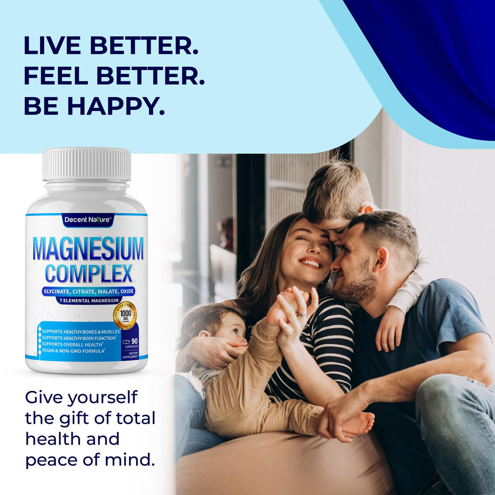 DECENT NATURE Magnesium Complex daily-use format supports balanced routines.