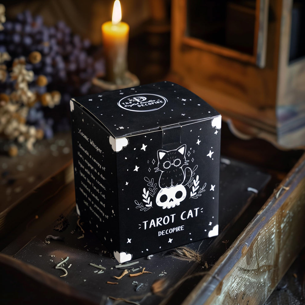 DECOPIRE candle in a serene room setup enhances ambiance