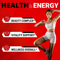 DedicaD 11in1 liquid supplement ingredients label close-up featuring turmeric and cinnamon.