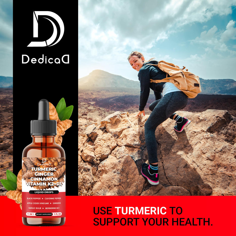 DedicaD 11in1 bottle with vitamin D3 and K2 labels highlighted for wellness profile.