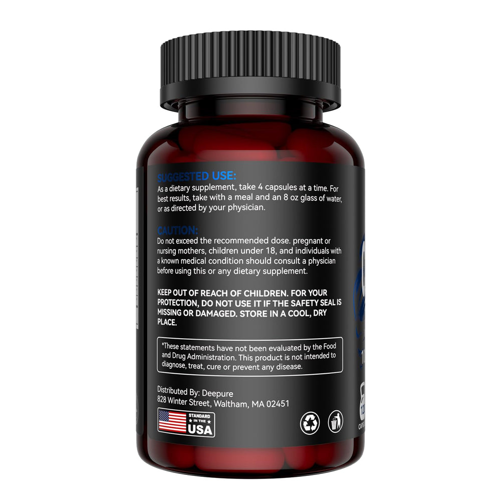 Deepure travel-friendly bottle ideal for gym, work, or outdoor workouts.