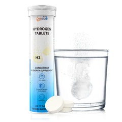 Deepure Hydrogen Tablets 12ppm bottle shown for convenient daily hydration.