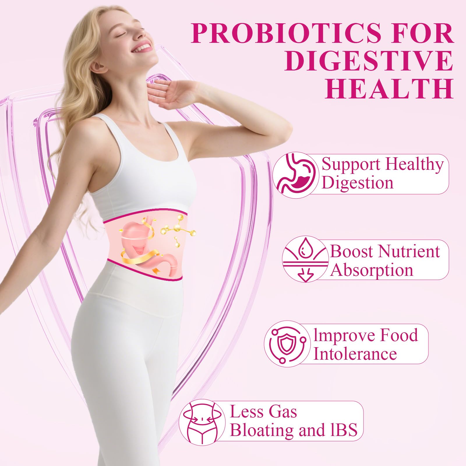 Deepure Probiotics for Women delayed-release capsules for targeted delivery.