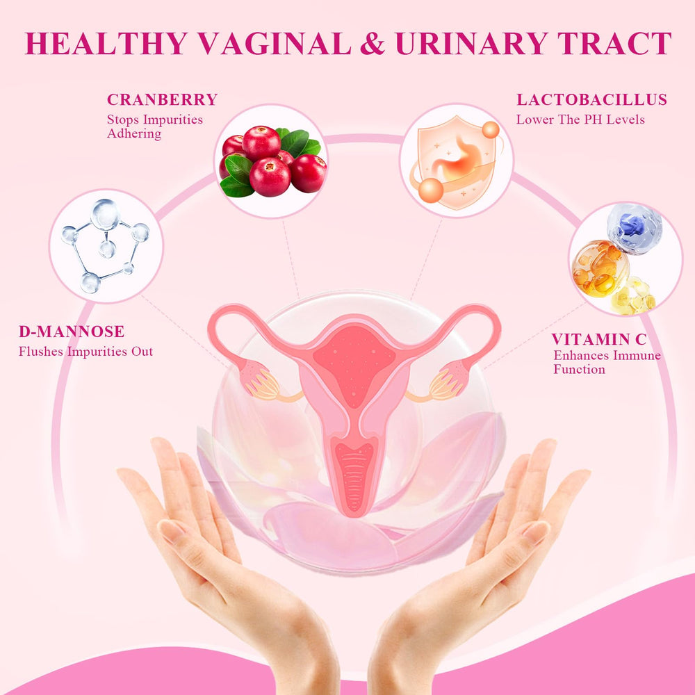Deepure Probiotics for Women vegan and gluten-free icons indicate allergen-friendly use.