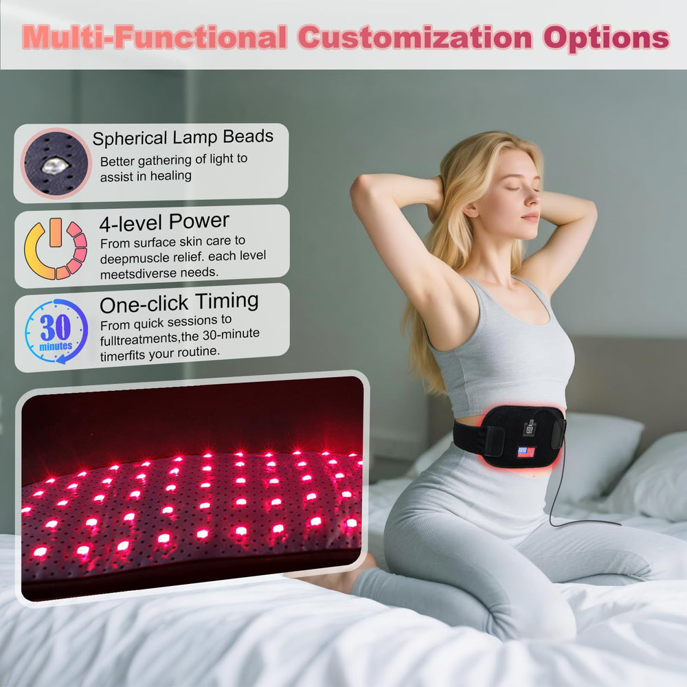 Deerbaba 60-led spherical lamp provides even coverage for full-body sessions.