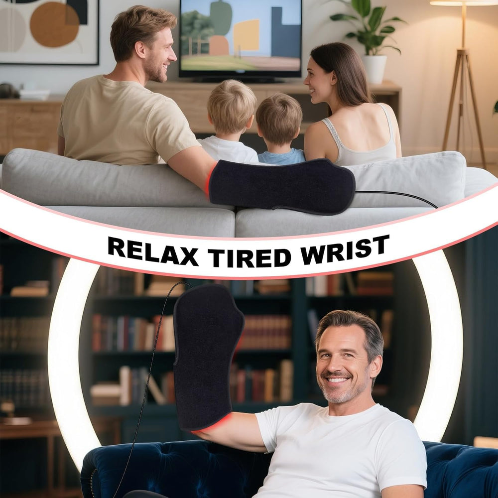 Deerbaba portable home-use design fits on a table for convenient treatment.