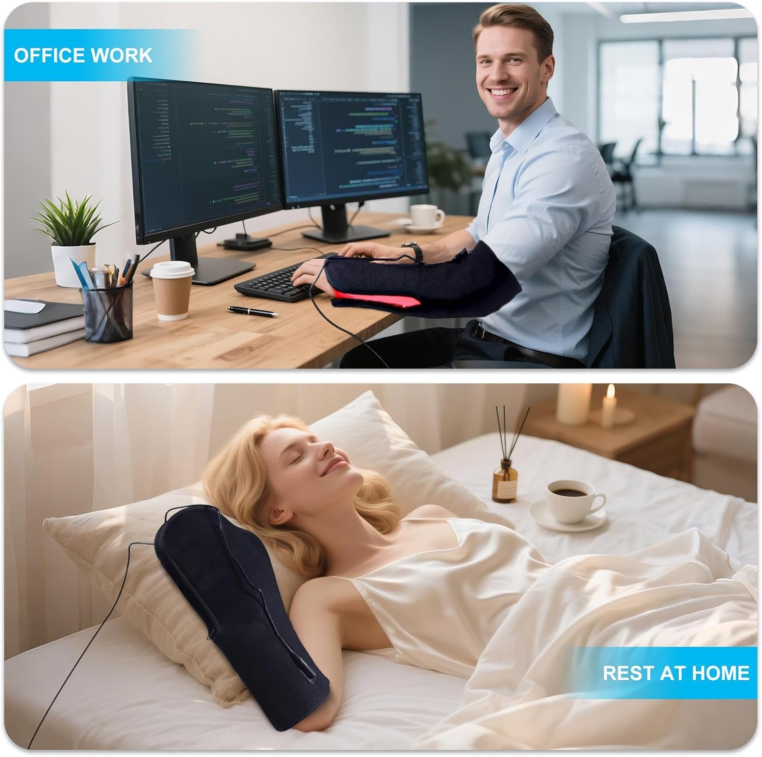 Deerbaba pulsing mode option shows gentle rhythm for enhanced comfort.
