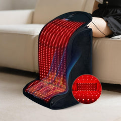 Deerbaba red-light therapy feet-legs device front view for at-home comfort.