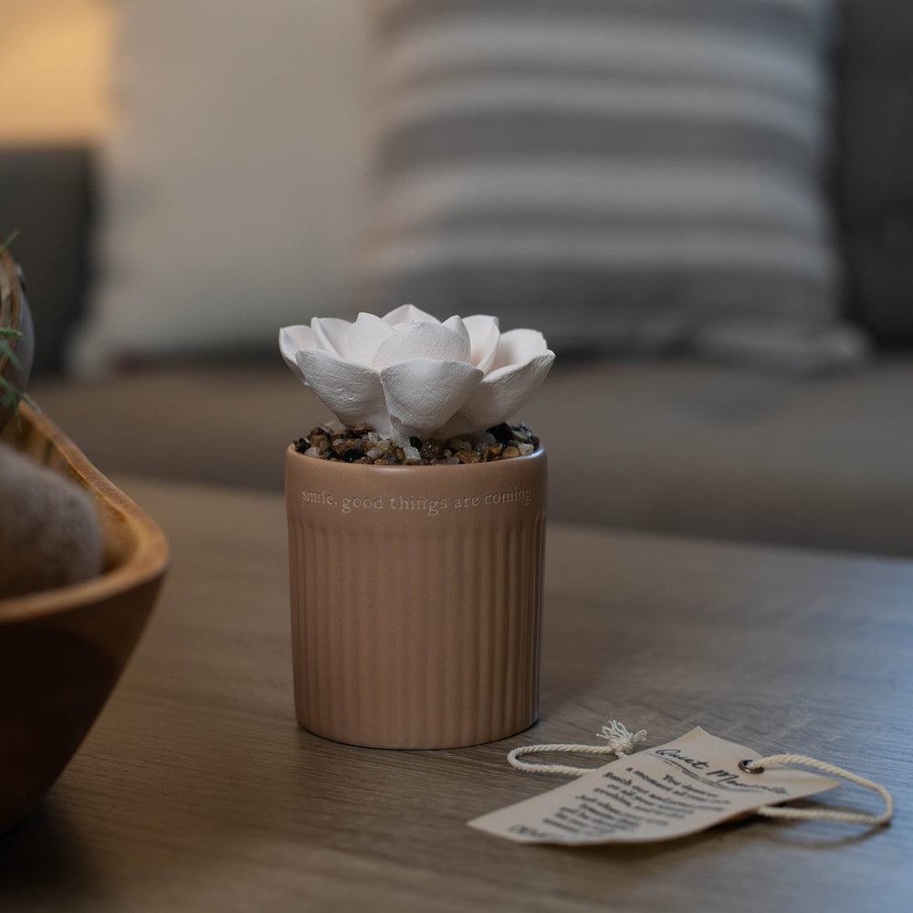 Demdaco Quiet Moments packaging ready as a gift-ready diffuser