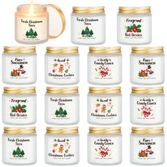 Demissle Christmas candles set collection for festive ambiance with varied scents.