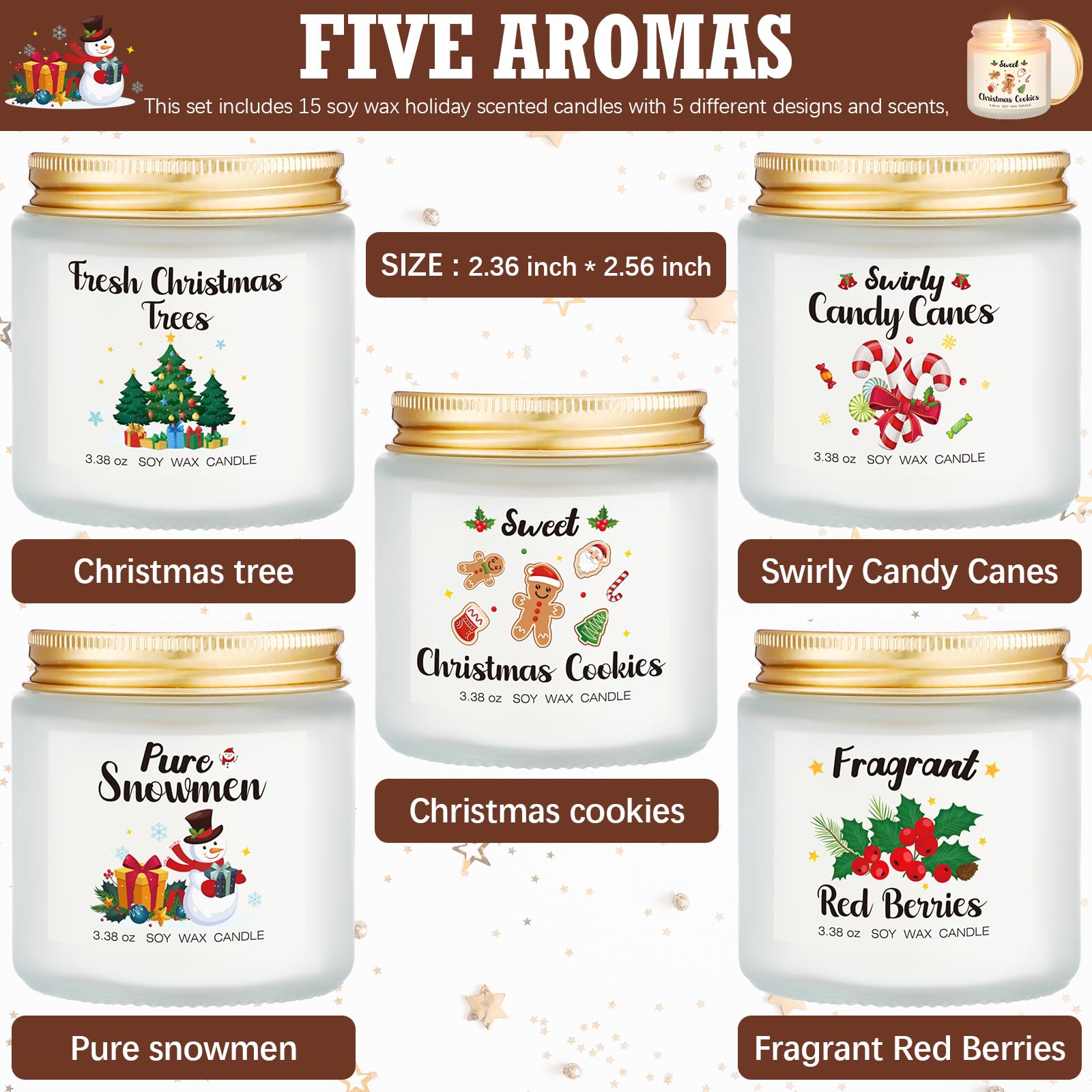 Demissle soy wax candles offer long-lasting fragrance for cozy gatherings.