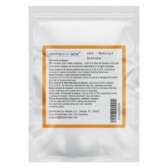Dermaskin Labs Retinyl Acetate powder bottle for stable skincare formulations